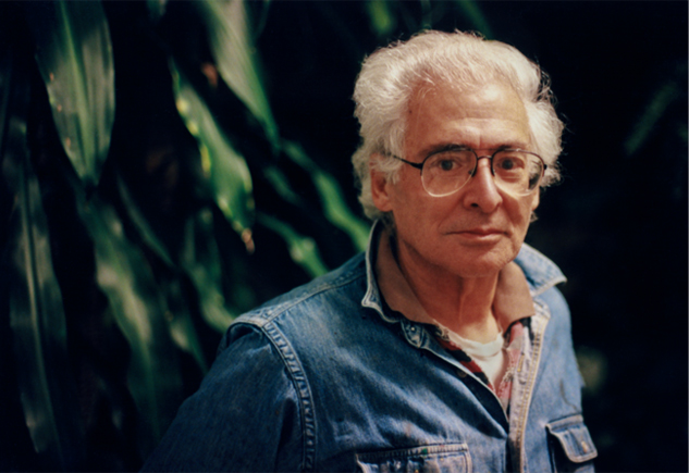 Al Blaustein in his home in New York City, ca. 1998.<br />Photo: Marc Blaustein Al Blaustein