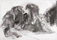 1985<br />33 x 23 inches<br />Charcoal on paper
